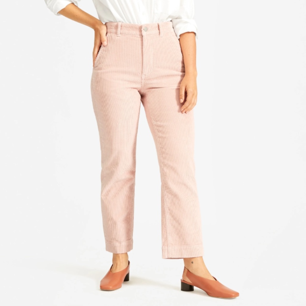 NWOT Corduroy Straight-Leg Crop